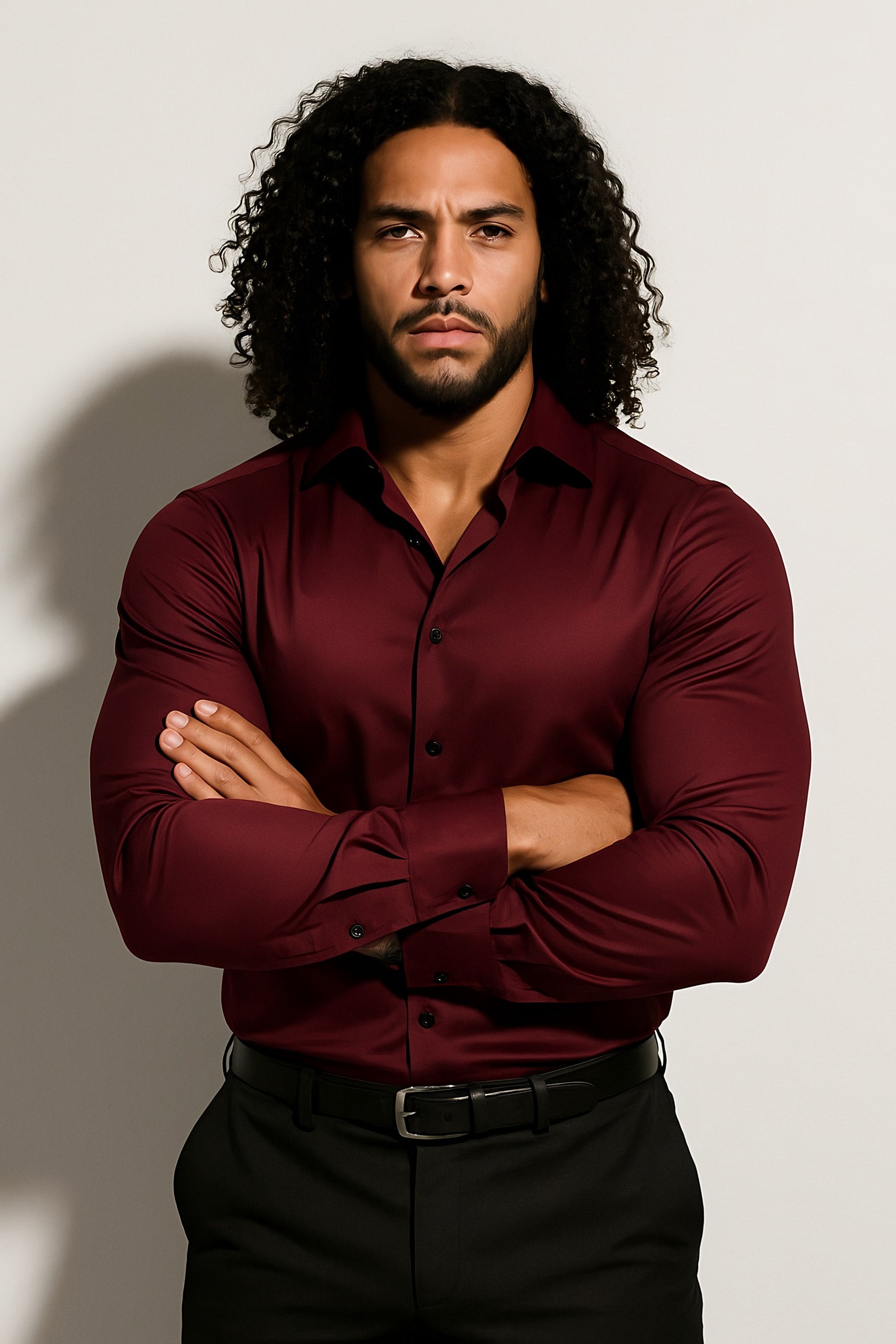 Men's Long Sleeve Dress Shirt — view 4