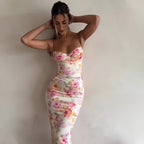 Women's Floral Sleeveless Maxi Dress — view 1
