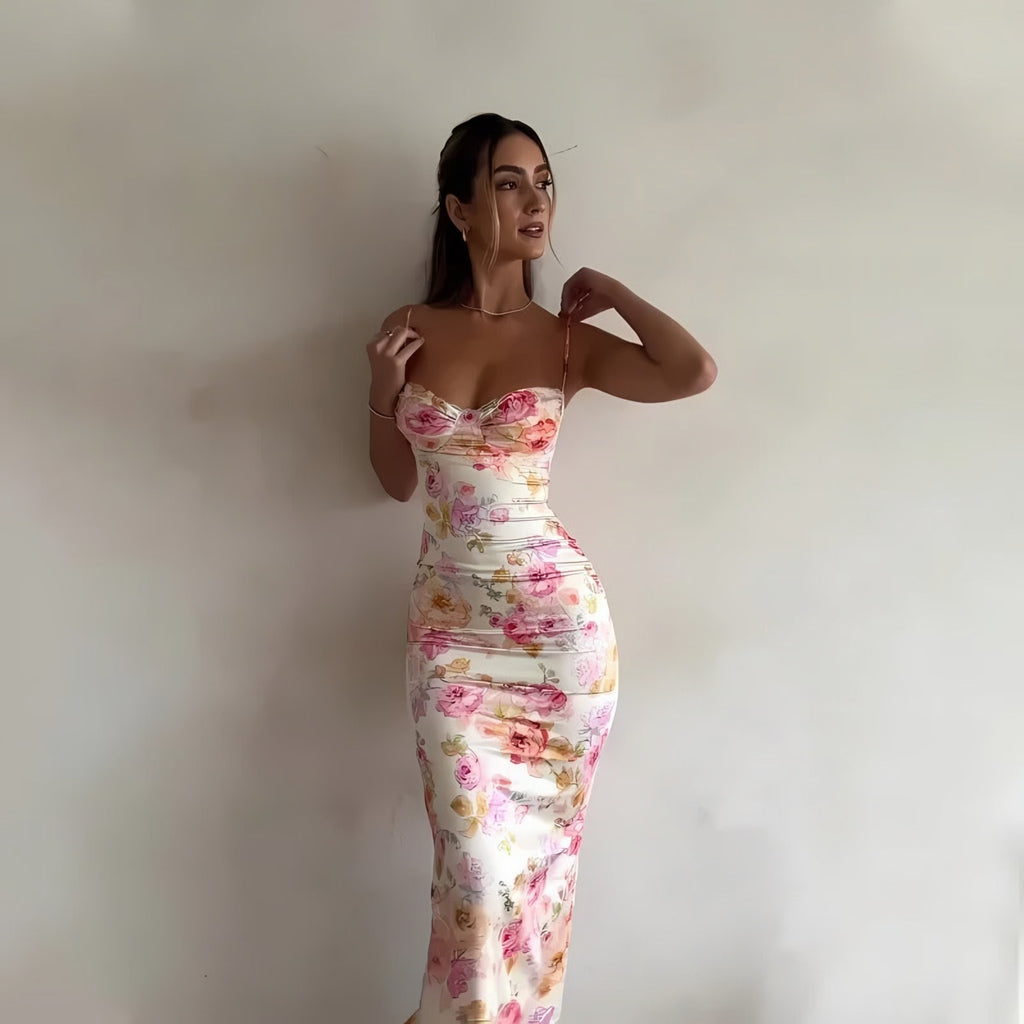 Women's Floral Sleeveless Maxi Dress — view 3