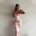 Women's Floral Sleeveless Maxi Dress — view 3