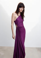 Women's One-Shoulder Pleated Maxi Dress — view 19