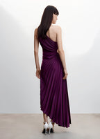 Women's One-Shoulder Pleated Maxi Dress — view 21