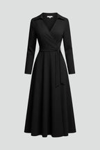 Women's Wedding Guest Wrap Midi Dress — TOPNEWPLACE