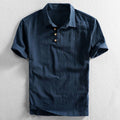 Joakim | Men's Linen Polo Shirt with Short Sleeves