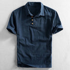 Joakim | Men's Linen Polo Shirt with Short Sleeves