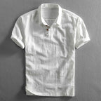 Joakim | Men's Linen Polo Shirt with Short Sleeves