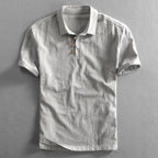 Joakim | Men's Linen Polo Shirt with Short Sleeves