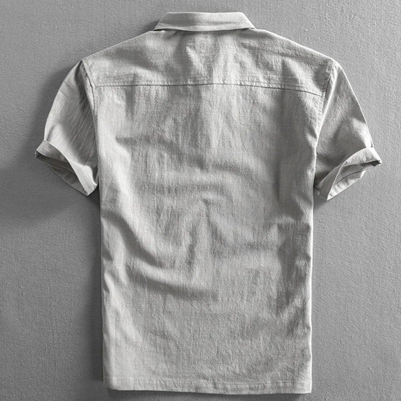 Joakim | Men's Linen Polo Shirt with Short Sleeves