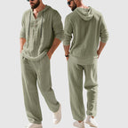 Lorenz | Men's Linen Relaxed-Fit Set with Hood