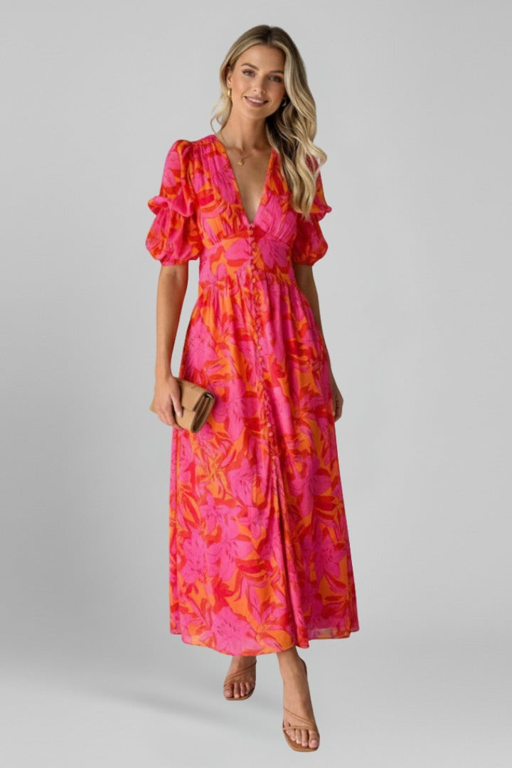 Women's Floral Summer Maxi Dress — TOPNEWPLACE (view 2)