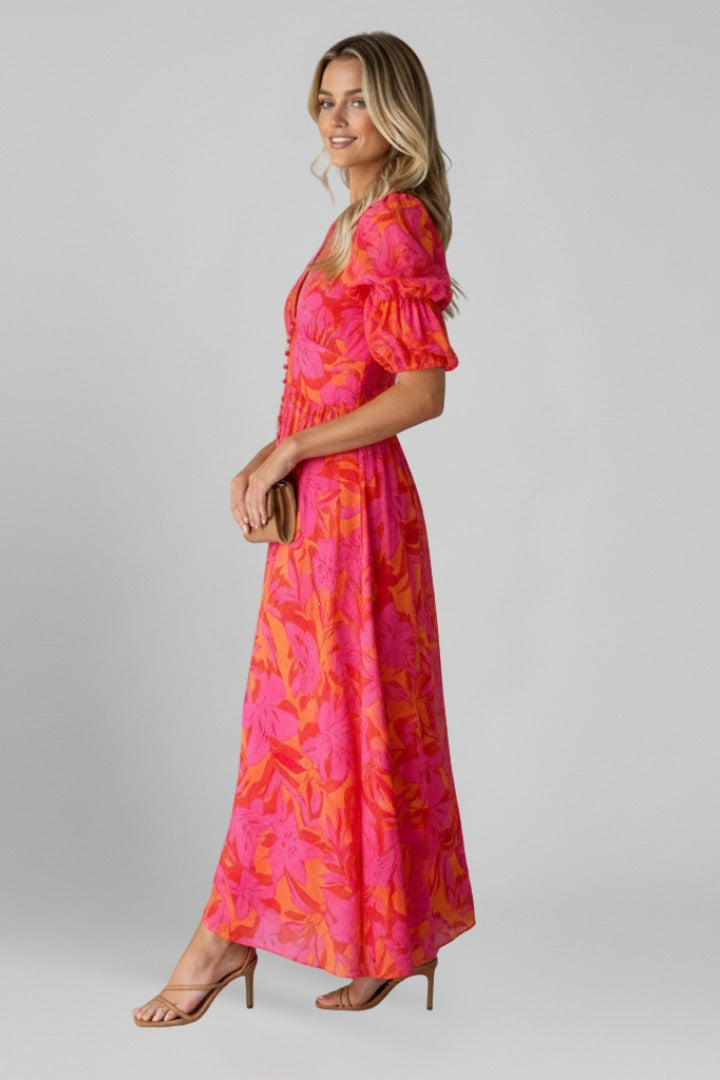 Women's Floral Summer Maxi Dress — TOPNEWPLACE (view 3)