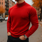 Alfie | Mock Neck Knit Sweater — TOPNEWPLACE (view 5)