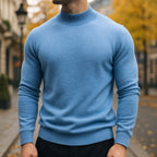 Alfie | Mock Neck Knit Sweater — TOPNEWPLACE (view 2)