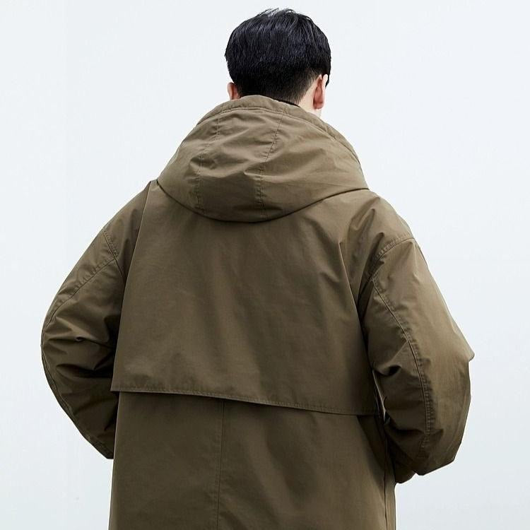 Arthur | Oversized Hooded Trench Coat — TOPNEWPLACE (view 4)
