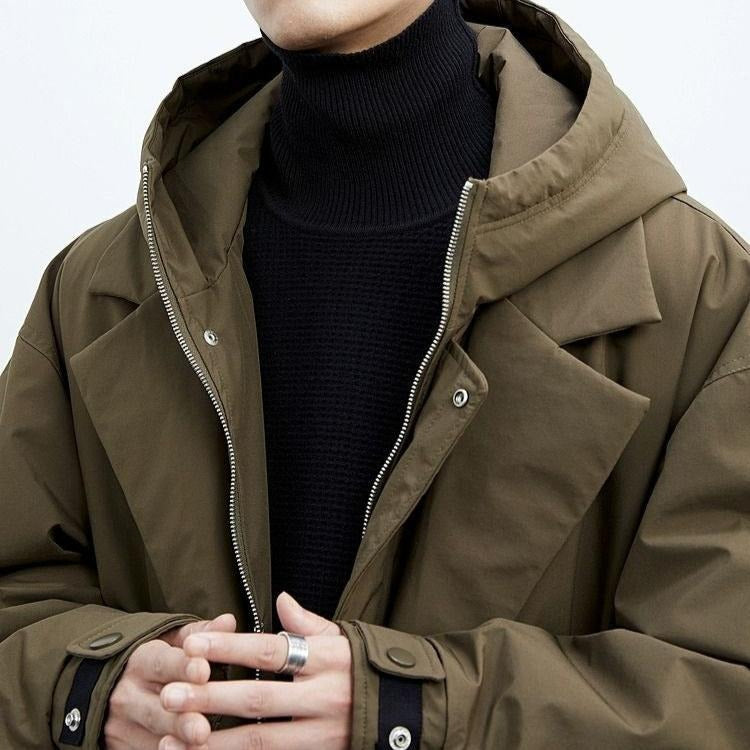 Arthur | Oversized Hooded Trench Coat — TOPNEWPLACE (view 6)