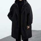Arthur | Oversized Hooded Trench Coat — TOPNEWPLACE (view 8)