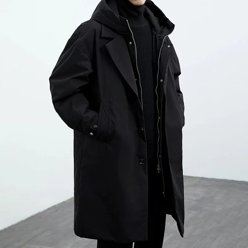 Arthur | Oversized Hooded Trench Coat — TOPNEWPLACE (view 7)