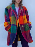 Imogen | Oversized Plaid Coat — TOPNEWPLACE