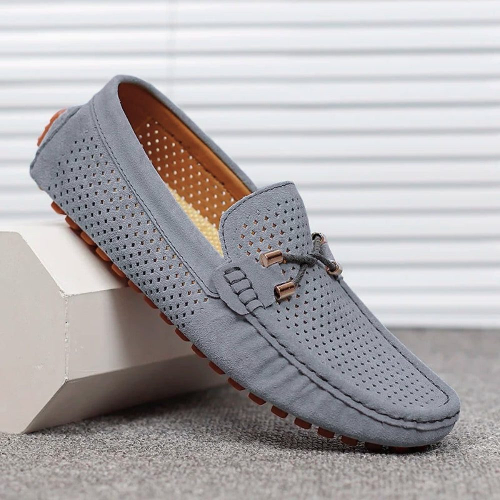 Lucius | Men's Perforated Slip-On Loafers