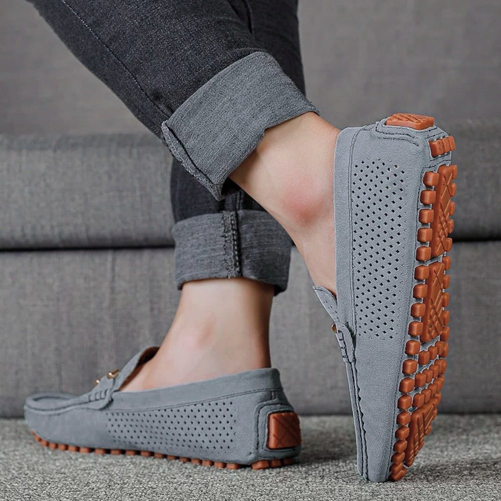 Lucius | Men's Perforated Slip-On Loafers
