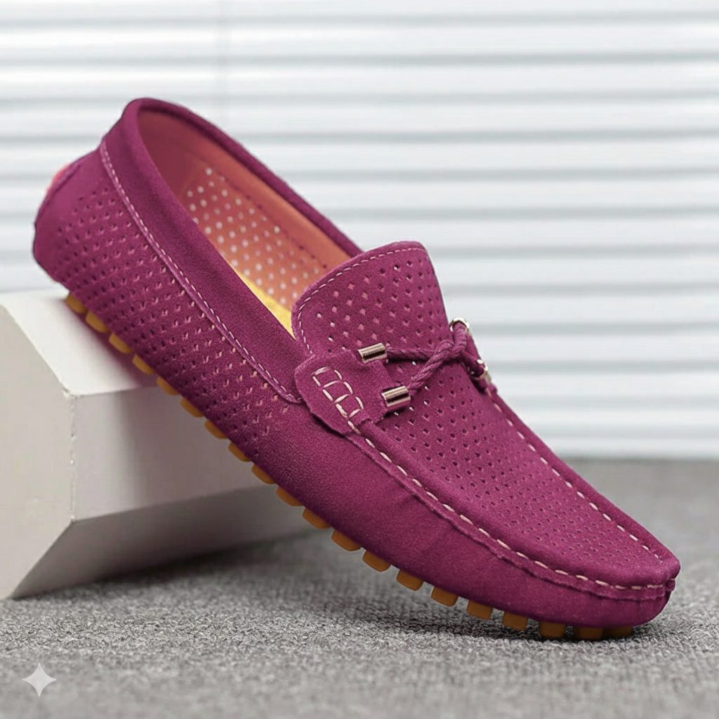 Lucius | Men's Perforated Slip-On Loafers