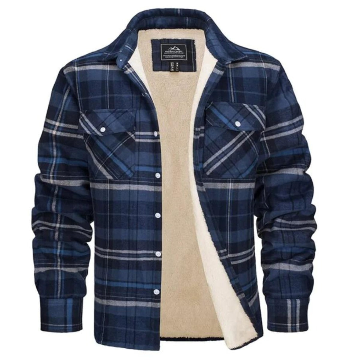 Theo | Plaid Sherpa Jacket — TOPNEWPLACE (view 10)