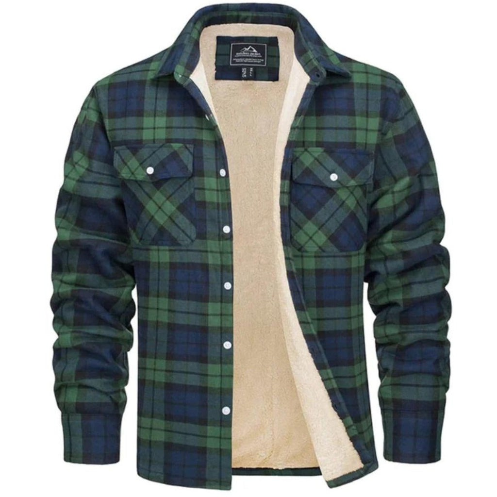 Theo | Plaid Sherpa Jacket — TOPNEWPLACE (view 5)