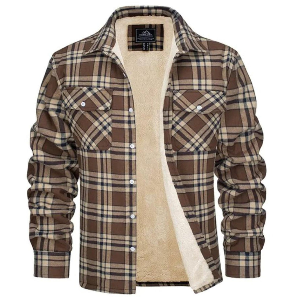 Theo | Plaid Sherpa Jacket — TOPNEWPLACE (view 8)