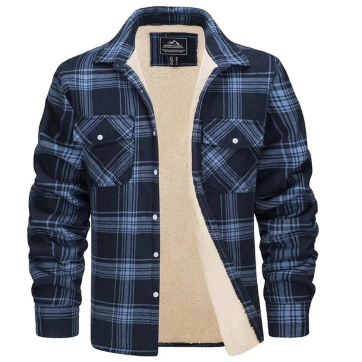 Theo | Plaid Sherpa Jacket — TOPNEWPLACE (view 9)