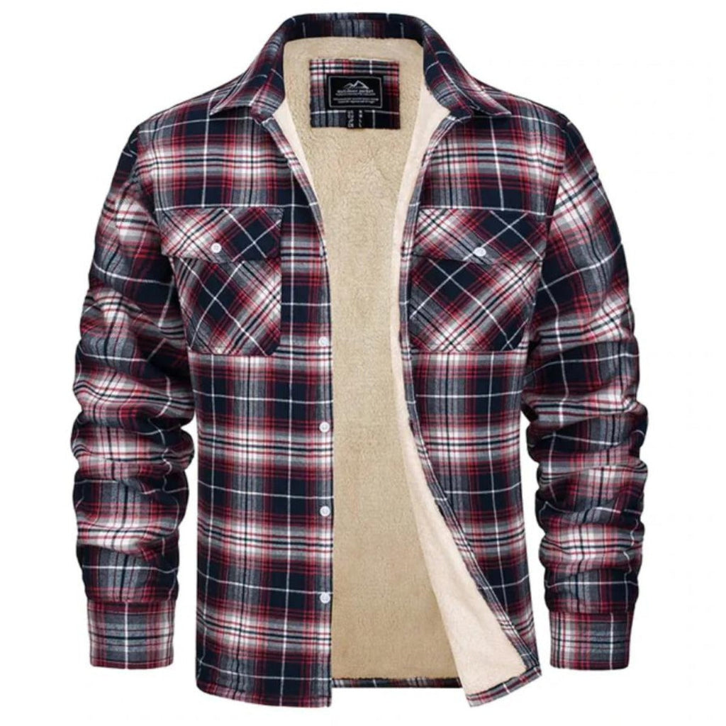 Theo | Plaid Sherpa Jacket — TOPNEWPLACE (view 6)