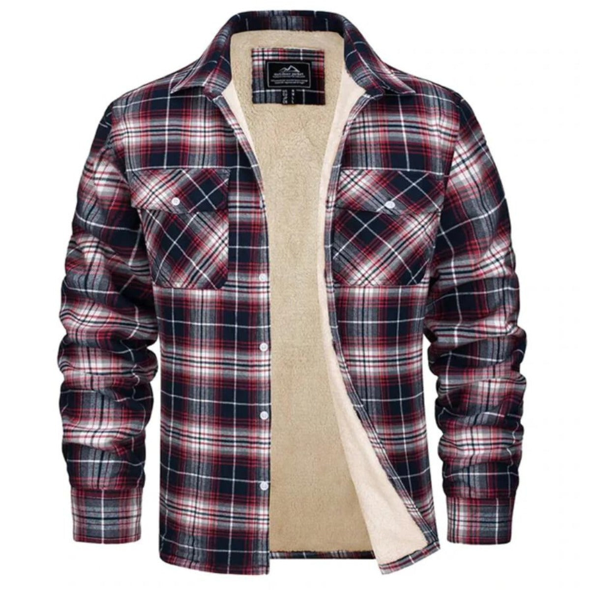 Theo | Plaid Sherpa Jacket — TOPNEWPLACE (view 6)