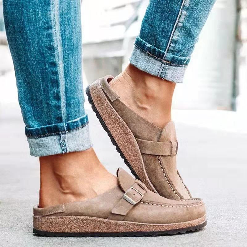 Ginevra | Women’s Open Heel Buckle Strap Sandals — TOPNEWPLACE (view 2)