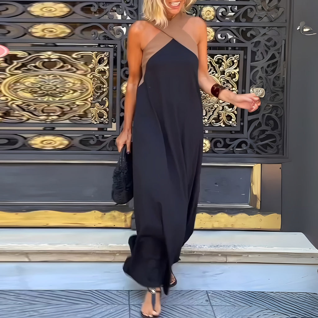 Women's Loose Halter Maxi Dress — view 1