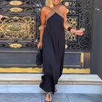 Women's Loose Halter Maxi Dress — view 1