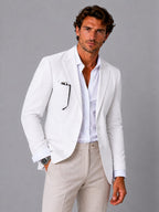Jorgen | Men's Striped Seersucker Blazer