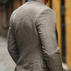 Hendrik | Men's Linen Single-Breasted Formal Blazer