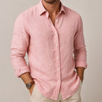Fabian | Men's Linen Summer Button-Down Shirt