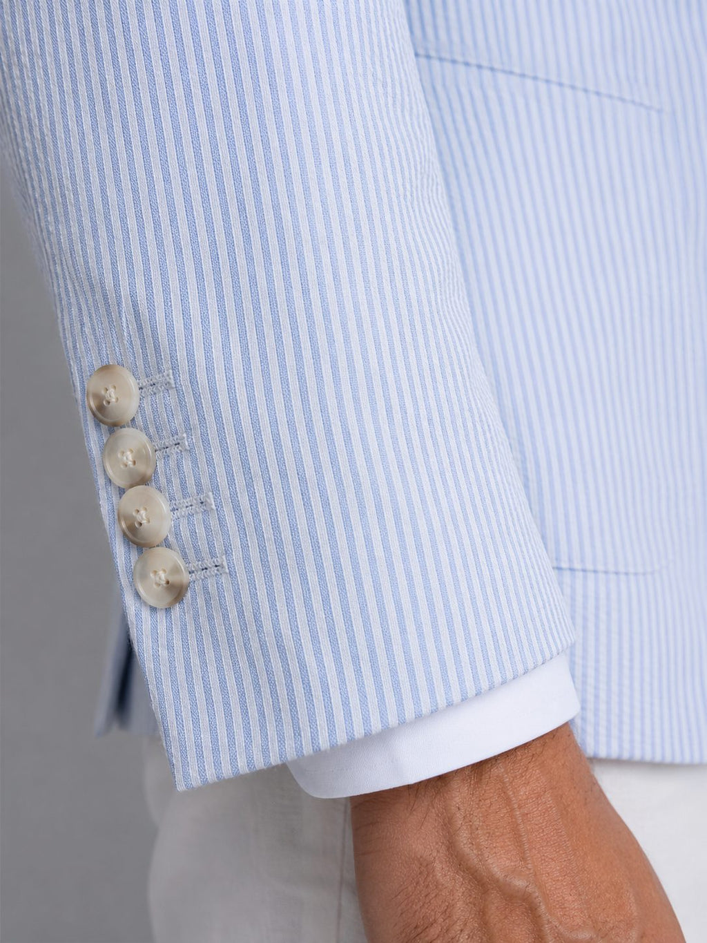 Jorgen | Men's Striped Seersucker Blazer