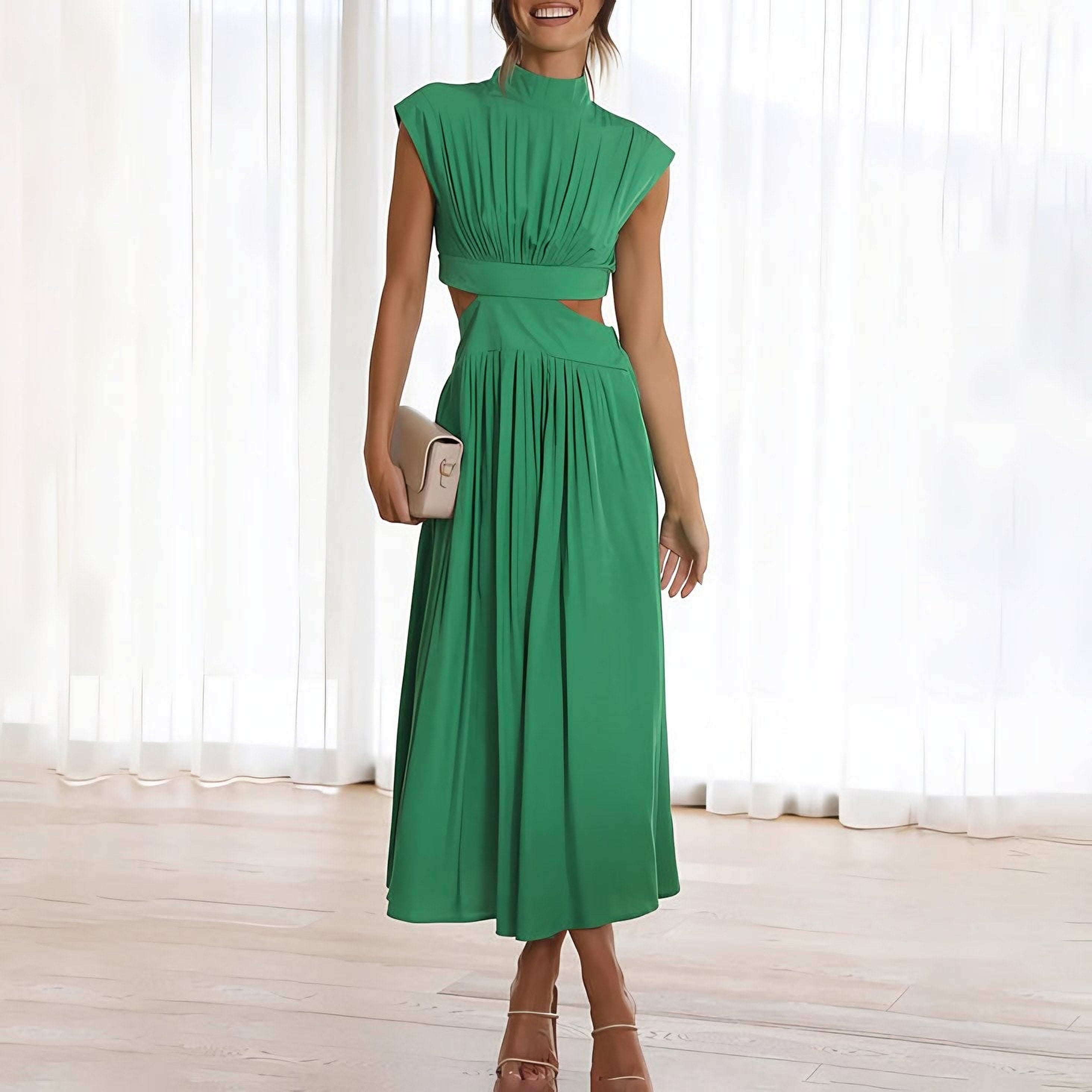 Women's Cut-Out Waist Maxi Dress — view 1