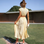 Women's Cut-Out Waist Maxi Dress — view 8