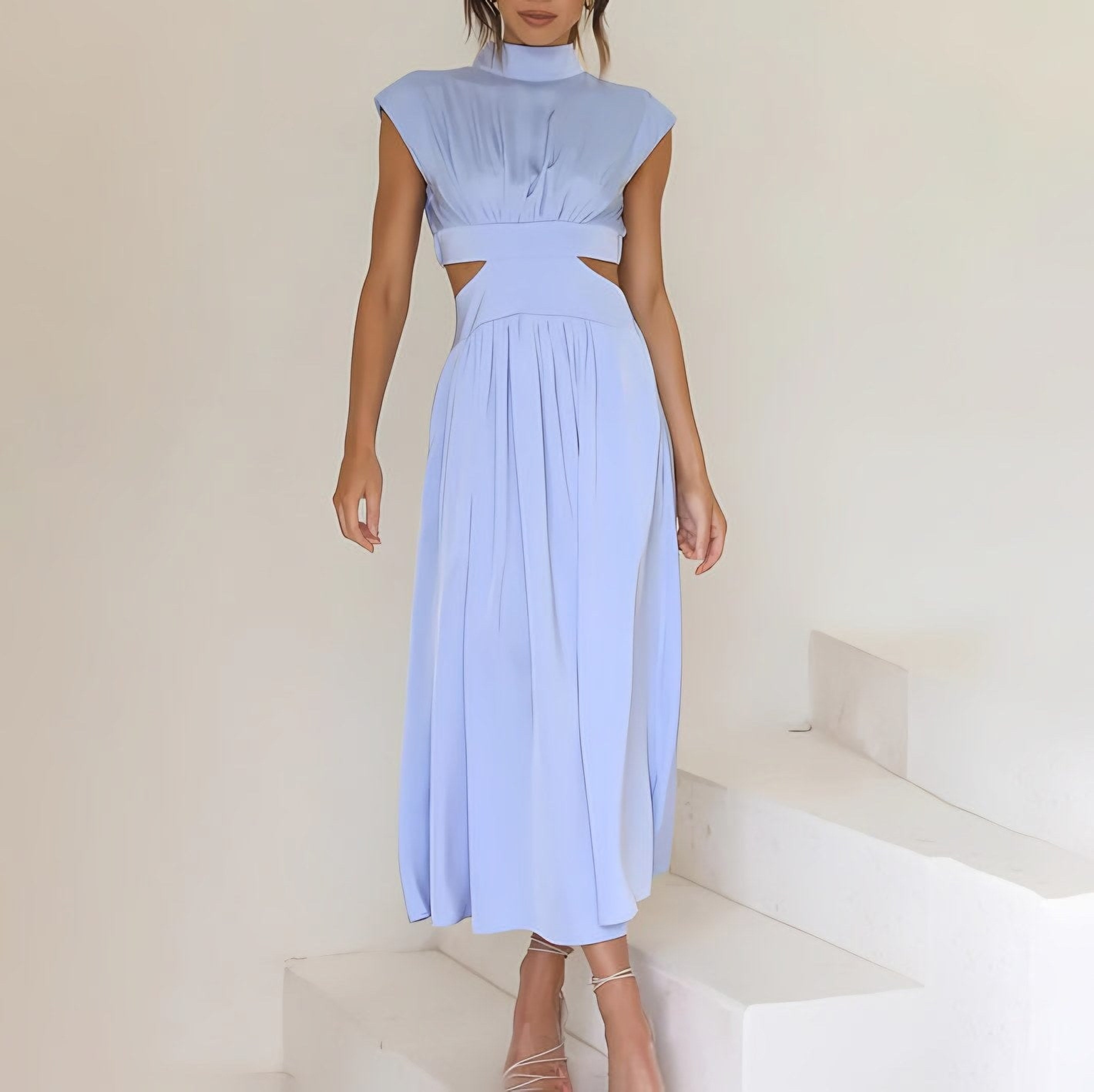Women's Cut-Out Waist Maxi Dress — view 9
