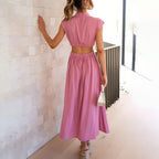 Women's Cut-Out Waist Maxi Dress — view 6