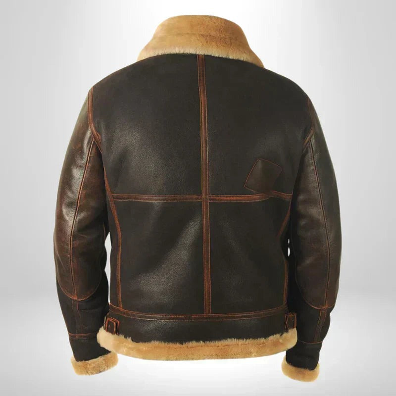 Thomas | Vintage Aviator Bomber Jacket — TOPNEWPLACE (view 3)