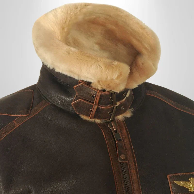 Thomas | Vintage Aviator Bomber Jacket — TOPNEWPLACE (view 4)