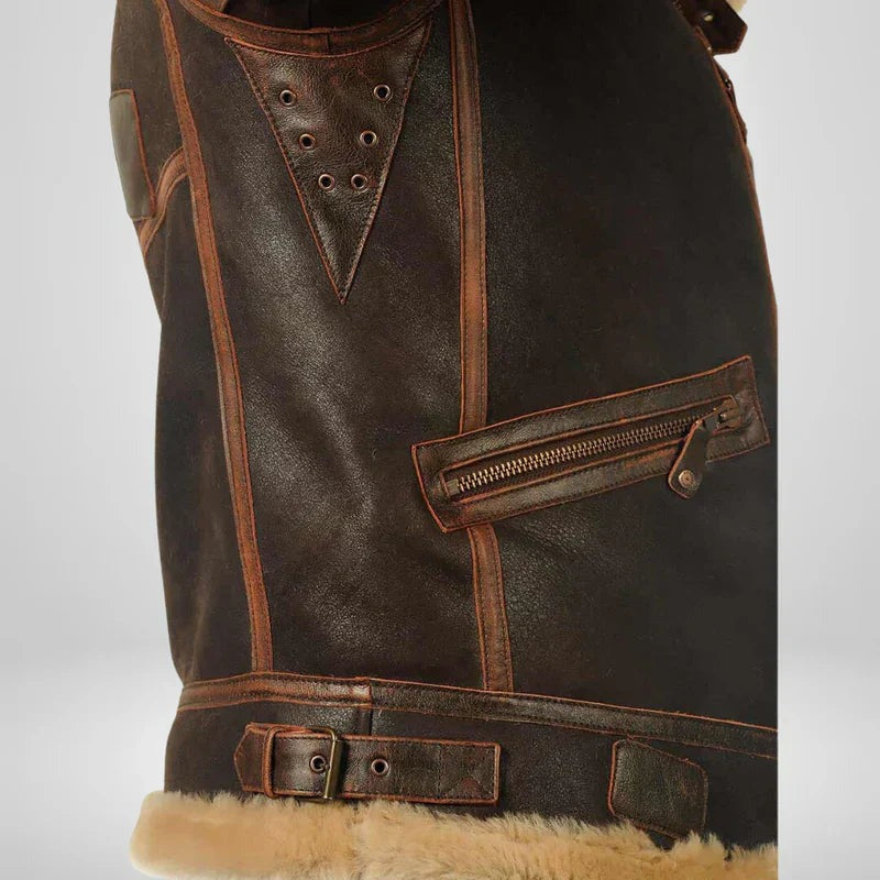 Thomas | Vintage Aviator Bomber Jacket — TOPNEWPLACE (view 9)