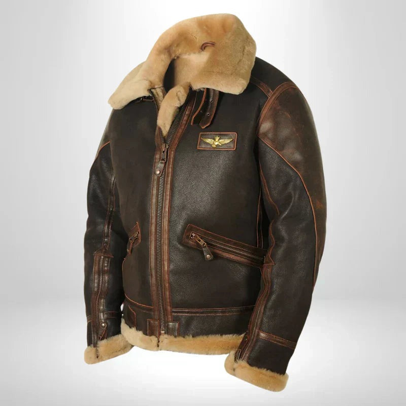 Thomas | Vintage Aviator Bomber Jacket — TOPNEWPLACE