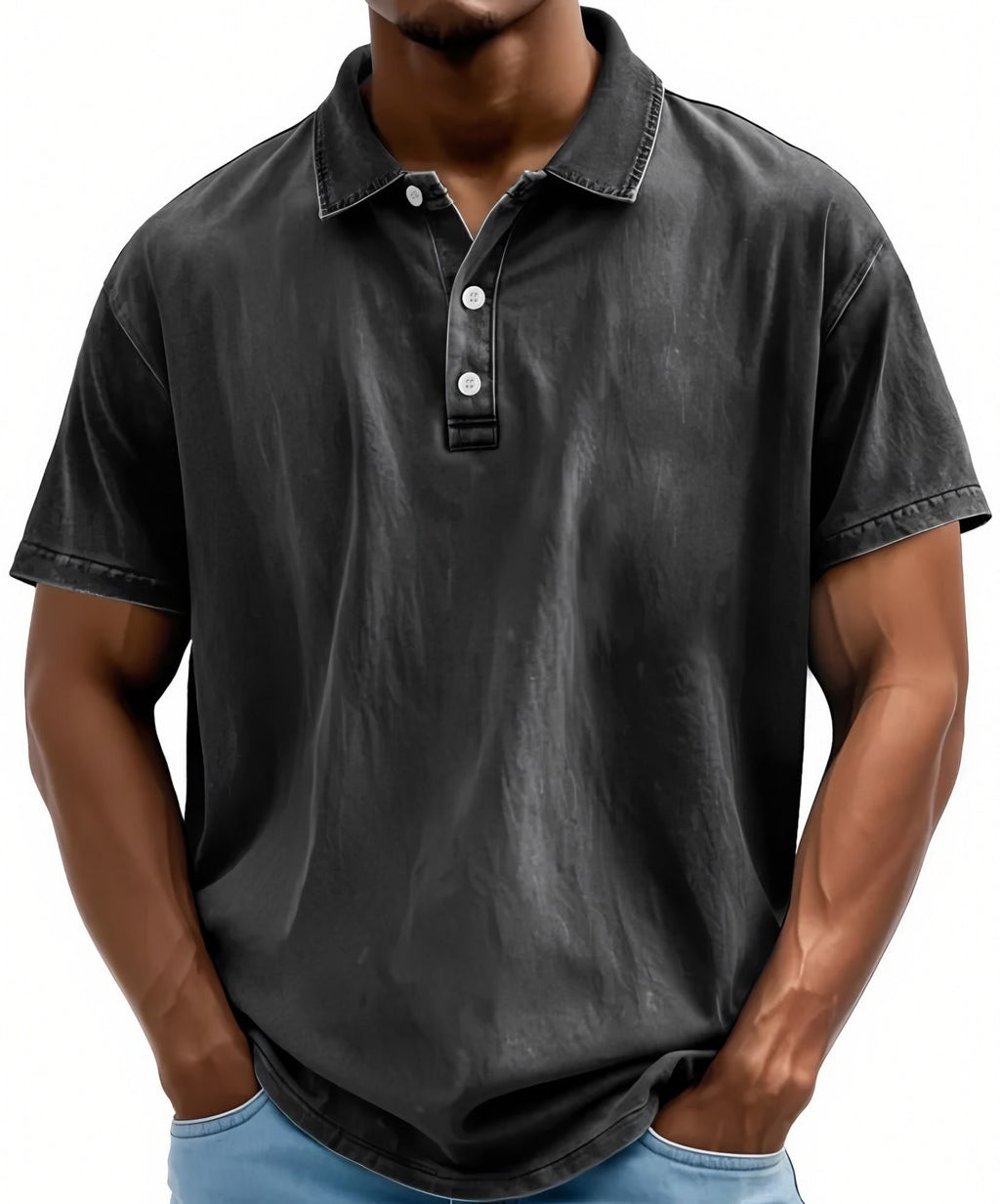 Men's Vintage Washed Polo Shirt — view 1