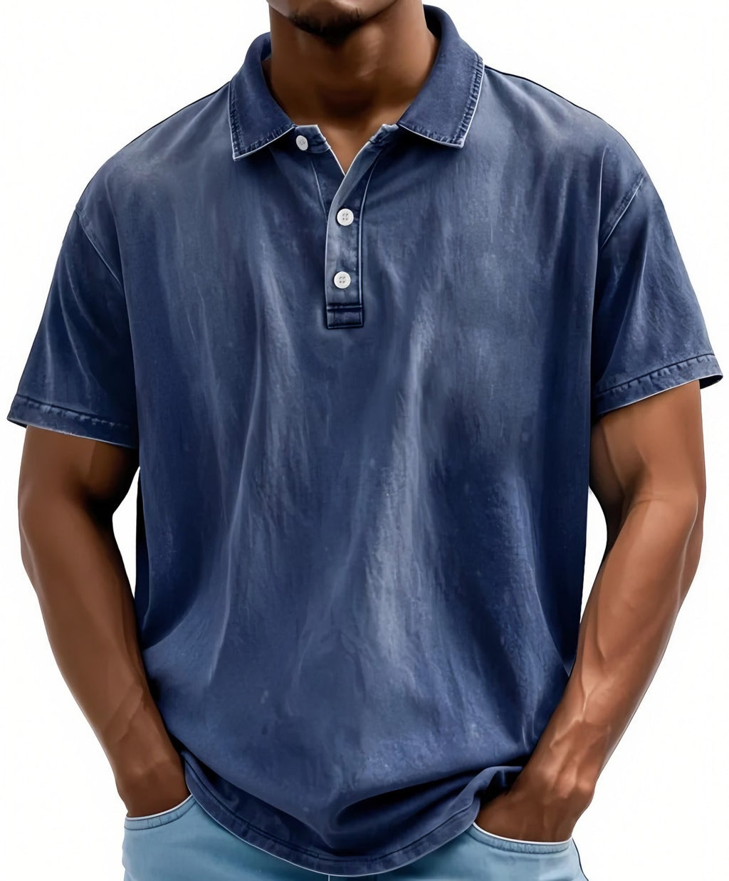 Men's Vintage Washed Polo Shirt — view 7