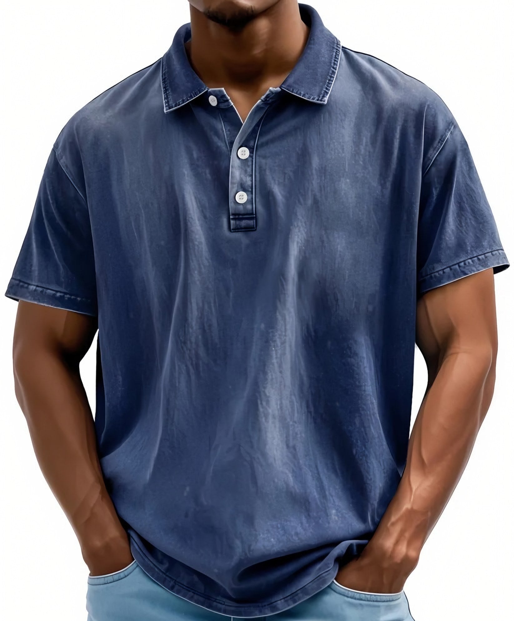 Men's Vintage Washed Polo Shirt — view 7