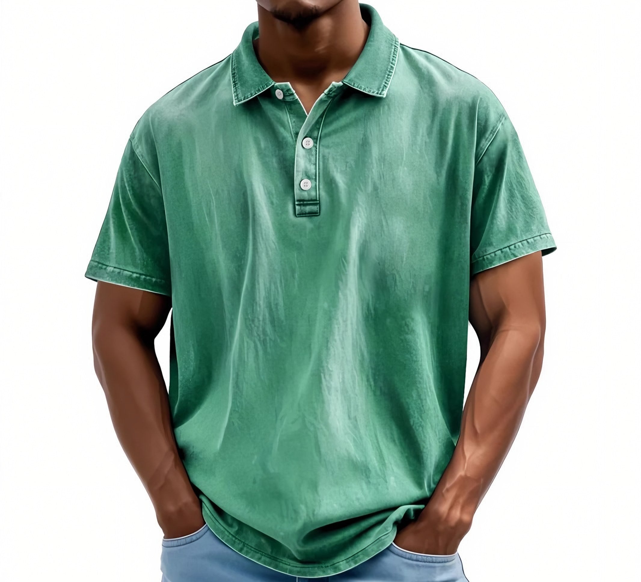 Men's Vintage Washed Polo Shirt — view 9
